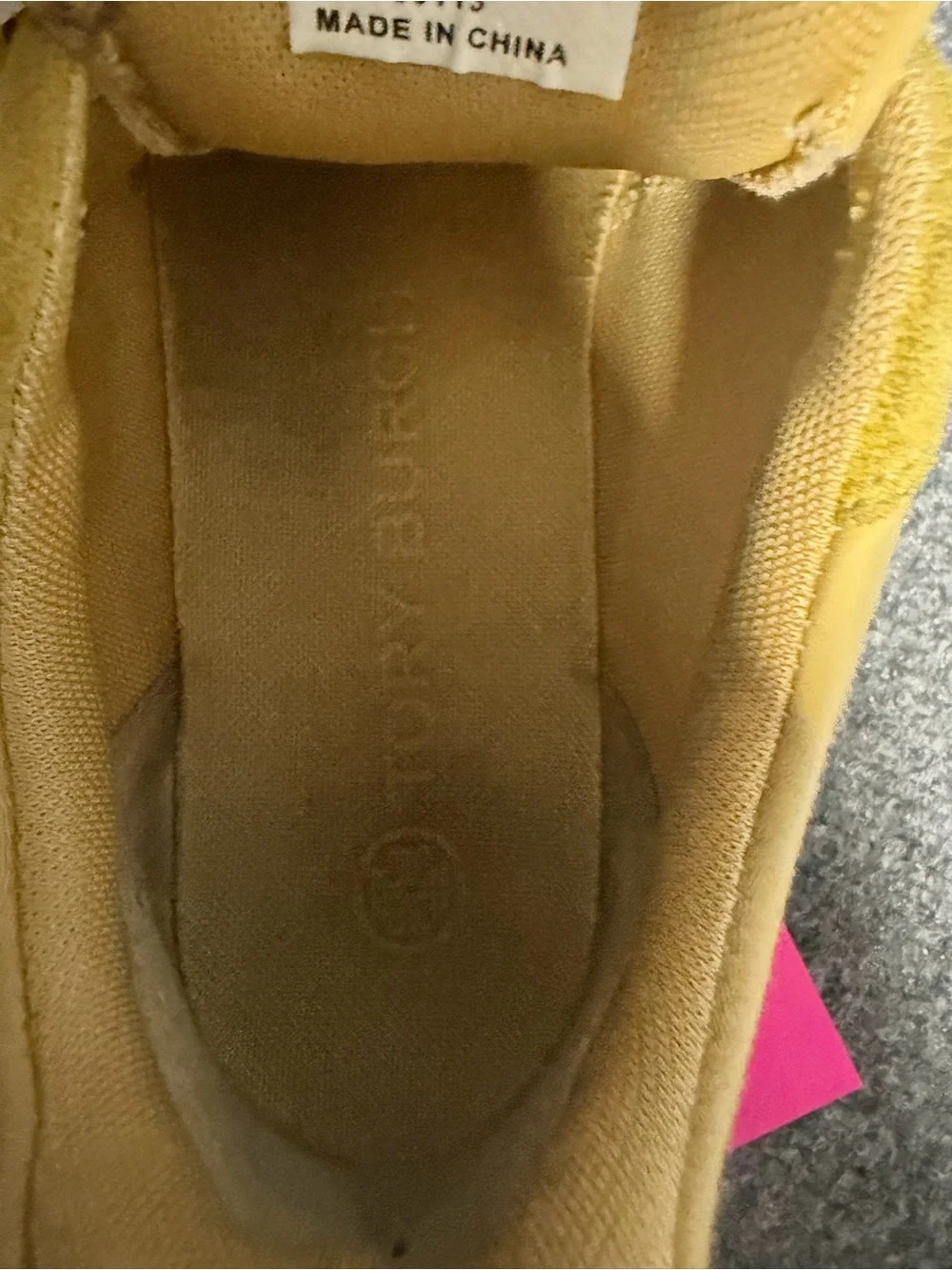 Tory Burch Women's Yellow-Beige Chunky Sneaker
